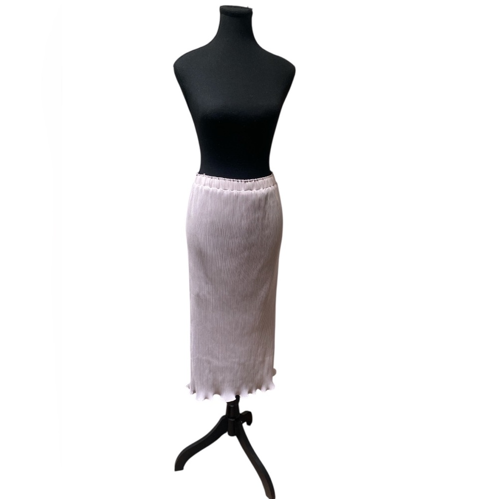 all row Plated Pencil Skirt GUC S